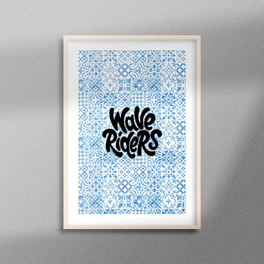 tableau décoratif - Wave riders - Le Beldi Studio.