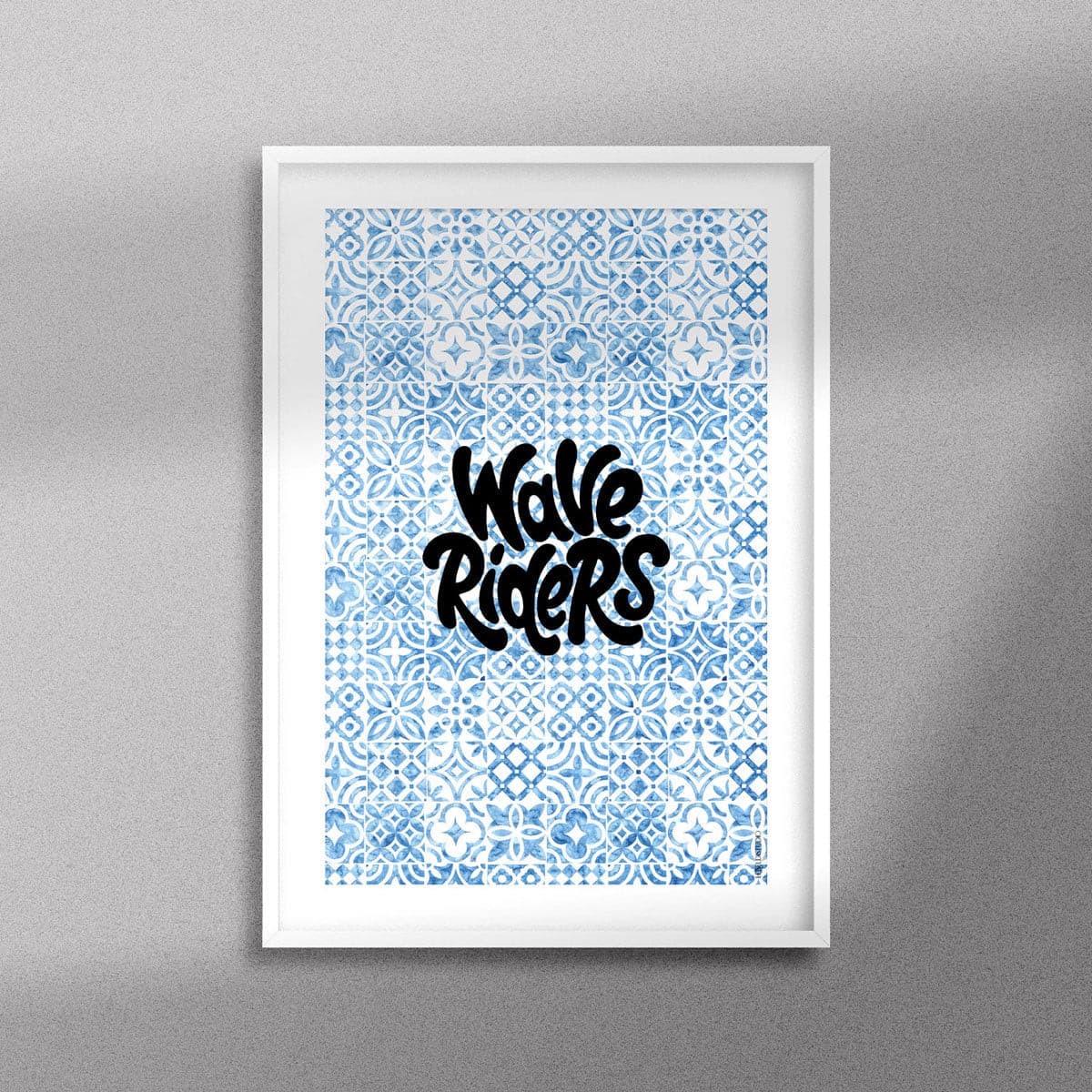 tableau décoratif - Wave riders - Le Beldi Studio.